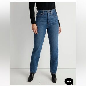 Madewell Curvy Perfect Vintage Straight- Size 27